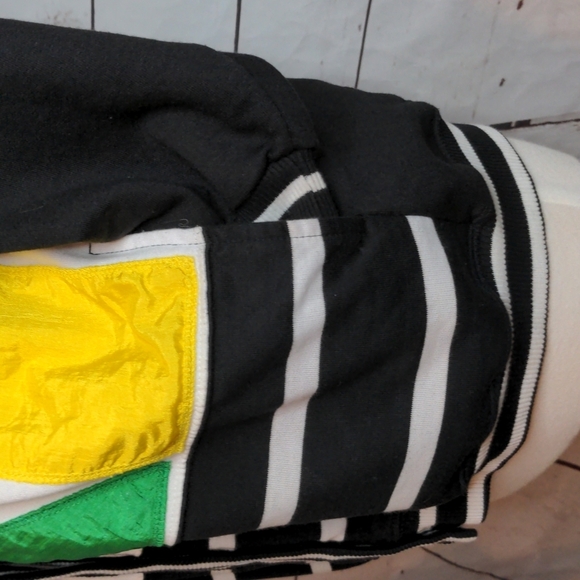 Women's C.A. Sport Totally 80's Colorblock and Shapes Cardigan Sweater M… - Picture 12 of 16